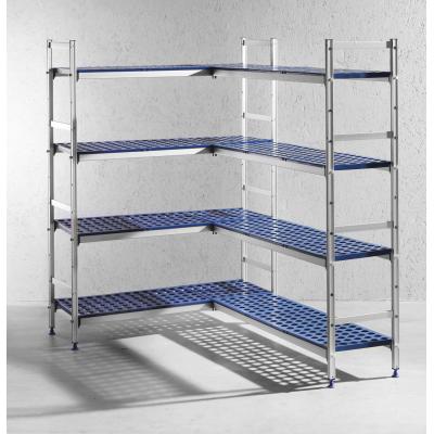 Skladový regál hliníkový pro GN, HENDI, 1120x355x(H)1685mm | 812266